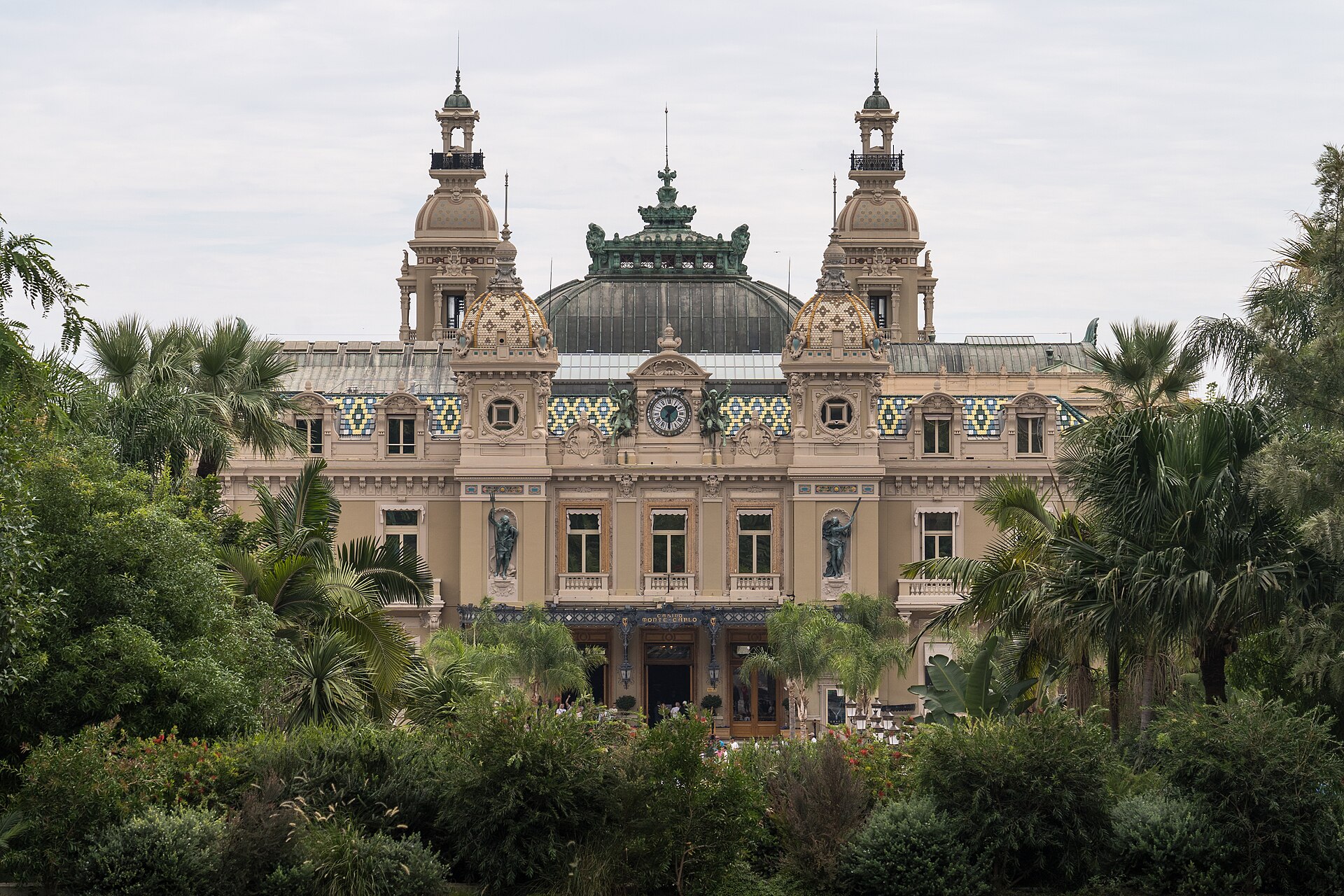 The Belle Époque facade of the Casino de Monte-Carlo